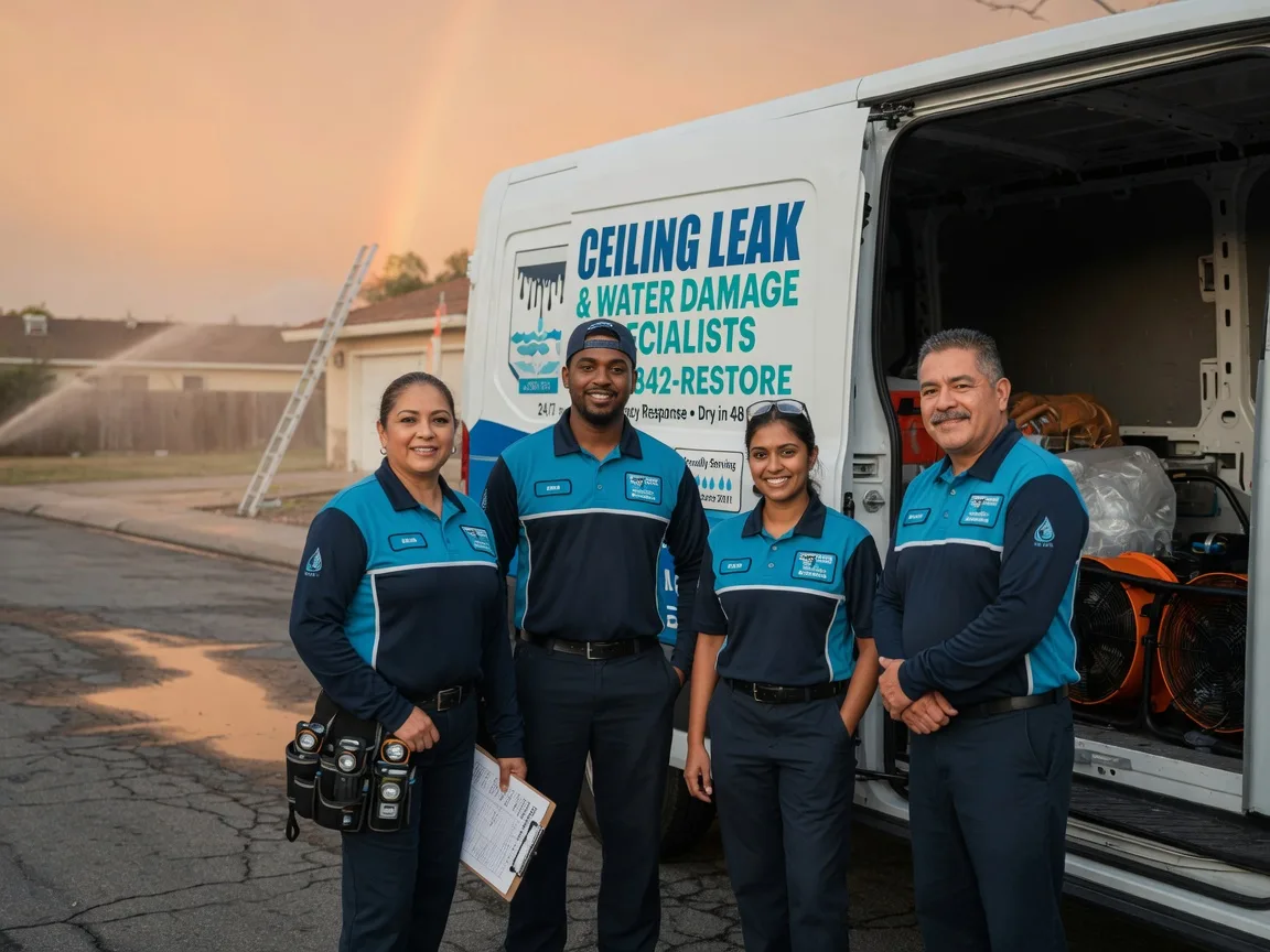 Ceiling Leak Cleanup company in Wright, AR